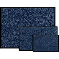Entrando Schmutzfangmatte 60 x 40 cm in Blau - 6 Größen - Fußmatte Innen und Außen - Schmutzmatte Waschbar - Fußabtreter…