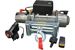 ‎PRIME TECH Prime Tech Elektrische Marken-Seilwinde 12Volt 12000 lb / 5440 kg/Modell WF12 mit Seilgeschw. in Highspeed / 12V