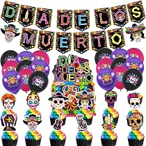 HOWAF Mexiko Fiesta Banner Tag Des Toten Wimpelkette Totenkopf