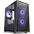 TECWARE Forge M2 TG RGB Mini Tower Case Black mATX Case w/ 3 x 120mm Fans Daisy Chain