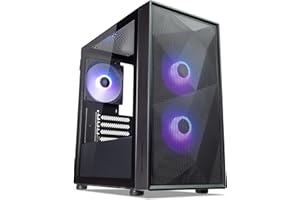 TECWARE Forge M2 TG RGB Mini Tower Case Black mATX Case w/ 3 x 120mm Fans Daisy Chain