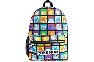 Pokémon Mochila con Bolsillo para Botella para Niños - Regalos de Anime
