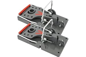 PROTECT HOME Rattenfalle Click, Innovative Schlagfalle mit hoher Schlagkraft, effektive und giftfreie Rattenbekämpfung, 2 Stück