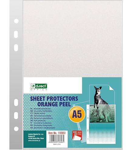 250 Pochettes Documents A5 Autocollantes 22,5 X 16,5 Cm - Porte-Documents Plastique Transparent