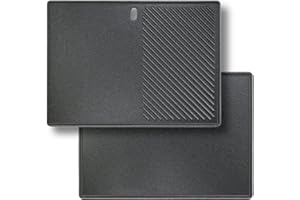 Denmay 43CM X 32CM Grillplatte für Landmann Triton 3 & 4 Brenner, Enders Monroe PRO 4, Enders Boston 6, Gusseisen-Plancha, 1 Pack