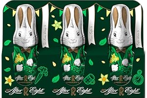 ‎AFTER EIGHT NESTLÉ AFTER EIGHT Mini-Osterhasen, kleine einzeln verpackte Schokoladenhasen aus Pfefferminz-Schokolade, 1er Pack (à 3x20g)