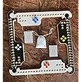 JackarooJoker Wood Board Game (3,4,5,6,7,8 Players) Jakaro with Marbles and Cards جاكارو لغاية 8 لاعبين مع الاحجار و اوراق العب