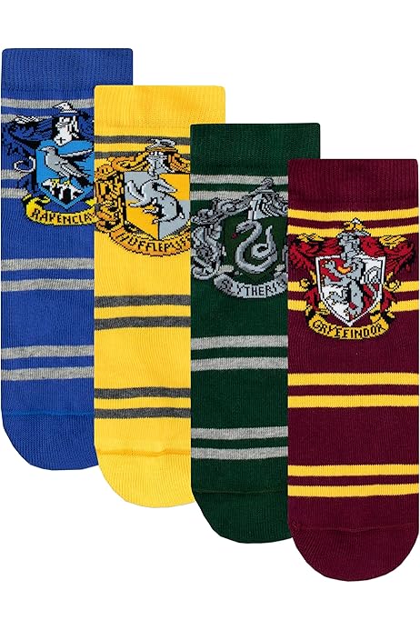 Calzini Harry Potter Donna - Pacco Da 5 Paia A Polpaccio Con Temi Hogwarts - Taglia Unica 35-41 - Regalo Perfetto Per Fan - Foto 4