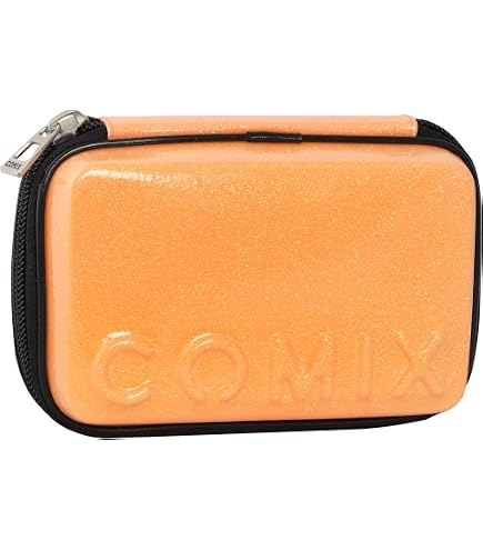 COMIX Astuccio Scuola Ovale Shake Skate - Organizzato Con Divisori E Tasche, Multicolore