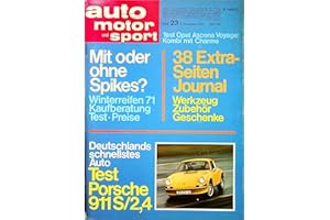 DAS GEBURTSTAGSGESCHENK HISTORISCHE ZEITSCHRIFTEN Echte, historische Zeitschrift von 1971 - Garantiert 54 Jahre alt - Personalisiertes Geschenk 54. Geburtstag Mann - Original aus Jahr 1971 - Die Geschenkidee für Männer - Auto Motor Sport 23/1971