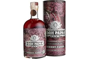 ‎DON PAPA Don Papa Sherry Cask Premium Rum Limitierte Edition Gereift in Ex - Bourbon und Sherry Fässern 45% Vol. 700ML