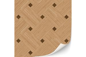 TEXTURKONTOR 3 Sheets Self-Adhesive Flooring for Dollhouses Scale 1:12 (Parquet Pattern 1 Tilted)