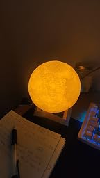 3d Luna Led Lampe Usb Mondlicht 2 Farben Verstellbar Nachtlicht Touch Steuerung Mit Fernbedienung Wiederaufladbar Mond Druck Fur Schlafzimmer Amazon De Beleuchtung 
