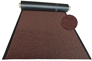 Mertex Schmutzfangläufer Meterware 90 cm Terra-schwarz meliert - ohne Rand an den Schnittkanten (90 x 200 cm, Terra)