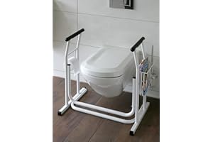 HERO24 Support pour toilettes mobiles avec poignée pour salle de bain M