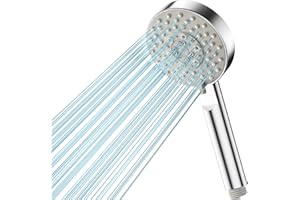 Głowica prysznicowa Magichome wysokociśnieniowa głowica prysznicowa z 5 trybami natrysku, konstrukcja z turbodoładowaniem, wydajne głowice prysznicowe dla niskiego ciśnienia wody
