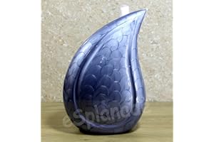 eSplanade Urne funéraire en Forme de Larme Urne funéraire | Urne en métal | Urne funéraire (Voilet)…