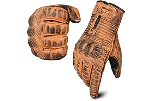‎AAASPORTX aaasportx Motorrad Handschuhe Herr Leder Touchscreen Funktion - Protektoren Motorradhandschuhe Herren & Damen – Wasserresistente Motorcycle Gloves mit rutschfesten Pads