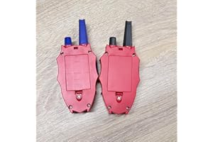 Mirthigig Talkie Walkie Enfants, Toile Lumineuse Rouge et Bleu & Yeux Clignotants, Toki Walki Jouet Garcon 3 4 5 6 7 8 9 10 11 Ans Jeux d'extérieur Enfant 3-12 Ans Cadeau de Noël Anniversaire 3-12 Ans