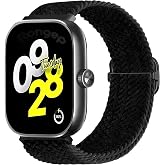 Rongep [Classical Loop] Xiaomi Redmi Watch 6/5/4/Mi Band 10 Pro/9 Pro/8 Pro ile Uyumlu &Ouml;rg&uuml; Kordon Konforlu Mi Band 10 Pro Ko