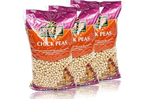 TRS - 3-pack premium kikärter torkade i 2 kg storpack - Chick Peas okokta