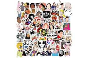 KEULABLEN 100 sztuk naklejek Rock and Roll Fashion Street Fashion, Rock Band Punk, wodoodporne, winylowe naklejki na deskorolkę, bagaż, rower, album kolekcjonerski, laptop