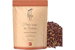 Khla - Pepe di Sichuan Rosso 100g - Pepe di Sichuan in Grani - Bacche intere di Sichuan - Pepe Cinese - Spezie Asiatiche Pepe di Timut Peperoncino del Sichuanese - Produzione Limitata - Origine Cina