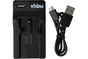 vhbw Chargeur USB Compatible avec Kodak Klic-8000 caméra caméscope Action-cam + témoin de Charge 4,2 V