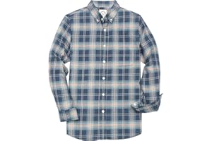 Dubinik® Camicie Flanella Uomo Camicia Flanella Uomo Quadri Camicia a Maniche Lunghe in Pile dalla Regular Fit