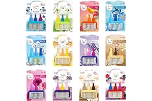 ‎FRESH LINE FRESH LINE® Duftstecker Nachfüller 3er Pack (3x7ml) – 3-Phasen-Wechsel – komp. zu 3VOLUTION – Lufterfrischer – 6 Düfte: Wildbeeren, Jasmin Limetten, Aprilfrisch, Goldene Orchidee, Vanille, Orchideen