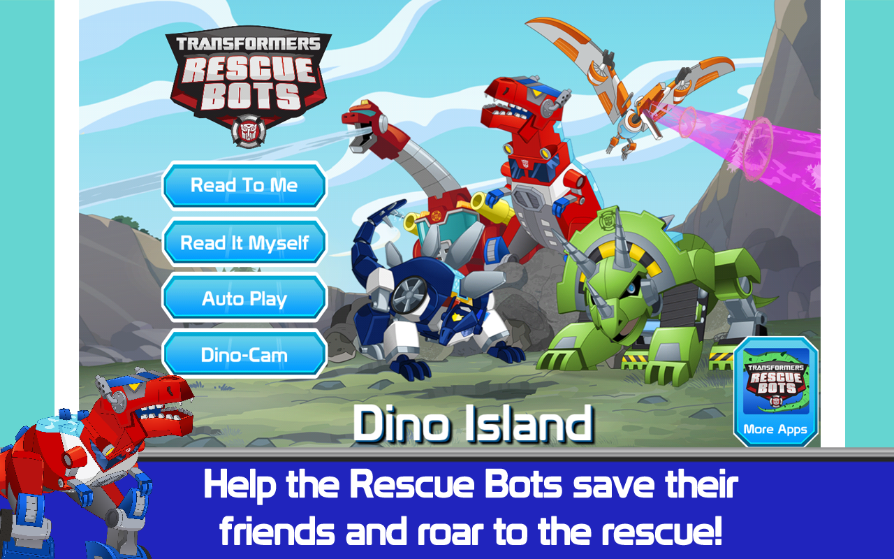 Transformers Rescue Bots Dino Island Amazon.co.uk Apps & Games