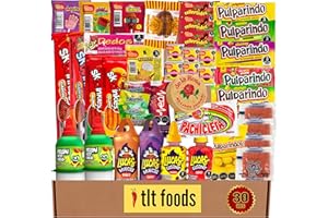TLT FOODS Lotto Dolci Messicani – Confezione Varietà di Dolci Messicani Piccanti da Regalare, Mix Assortito di Caramelle, Candy Box Snack Messico, Chamoy, Pelon Pelo Rico, Pulparindo