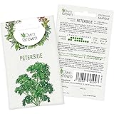 OwnGrown Premium Petersilie Samen (Petroselinum crispum), Petersiliesamen mehrjährig, Saatgut für rund 1200 Petersilie Pflanz