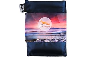 Silkrafox ultralight sleeping bag liner, artificial silk inlett, perfect for hiking, backpacking, outdoor activities