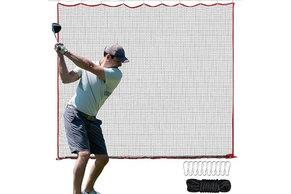 Softball Pitching Net, Backyard Sports Net, 10 x 10 ft throwing nät, baseballövningsnät, rebounder nät för sport, golf hitting nät, multi-sport pitching nät, fotbollsspårningsmål, softball