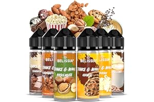 ‎BELISSIA Belissia Shake and Make - Set-Kaffeepause | Hochdosiertes Lebensmittel Aroma 6x10 ml mit praktischer Schüttelflasche zum mischen. Zur Verwendung in Lebensmitteln