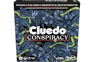 Hasbro Gaming Cluedo Conspiracy, Gioco da Tavolo con Identità Segrete e Strategia, Per Ragazzi e Ragazze dai 14 Anni in Su, per 4-10 Giocatori