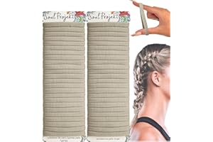 Soul Projekt - Elástico para pelo rubio claro, 50 unidades, 8 mm, resistente, antirotura, para niña, hombre y mujer, colete de pelo sin enganchar, para cola de caballo y gimnasio