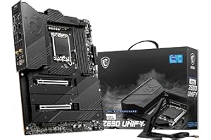 MSI MEG Z690 UNIFY Carte Mère, ATX - Pour Processeurs Intel Core 12è Gén, LGA 1700 - Direct 19+2 Phase VRM 105A, DDR5 Memory Boost 6666+MHz/OC, 2 x PCIe 5.0 x16, 4 x M.2 Gen4, Double LAN, Wi-Fi 6E