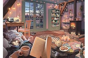 AVEJOYS Puzzle 1000 Teile Erwachsene Warmes Zuhause 70 x 50 cm Puzzles für Erwachsene Lernspiel Herausforderungsspielzeug 1000-teilige Puzzles für Erwachsene Kinder