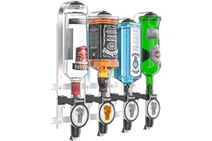 MILLYANNE LONDON Barbarian de 4 mesures optiques pour spiritueux 4 Bottle Professional