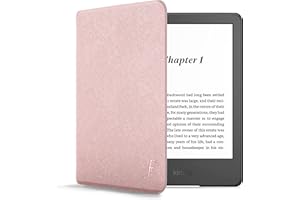 Forefront Cases Funda para Amazon Kindle (16 GB) 6" (11.ª Generación, Modelo: 2024 y 2022) - Delgado, Ligera y Protectora Funda para Amazon Kindle 6" - Smart Auto Sueño Estela Función - Oro Rosa