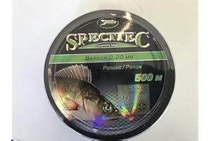 Specitec Angelschnur Monofile Angelschnur - Angelschnur für Forellen, Hecht, Karpfen, Dorsch, Muskel