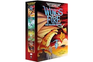 Wings of Fire Graphix Paperback Box Set (The Dragonet Prophecy, The Lost Heir, The Hidden Kingdom and The Dark Secret)