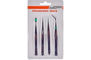 BRÜDER MANNESMANN WERKZEUGE Mannesmann M 615 zestaw pęset 4-częściowy,