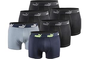 PUMA Boxershort 6er Pack Herren Basic Black Limited Edition
