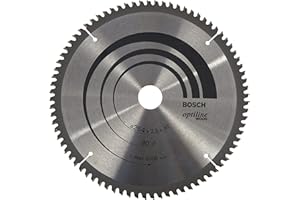 Bosch Accessories 1x Lama per Sega Circolare Optiline for Wood (per Legno, Ø 254 x 2.5 30 mm, 80 Denti, Accessorio Circolare)
