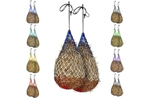 'Majestic Ally Hay Net, Set of 2, Length - 54, Holes 3''x3'' for Horses'