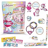 CRAZE SURPRISE BAG UNICORN - Schultüte Einhorn Geschenke für Mädchen , Wundertüte Kinder , Überraschungstüte mit Zubehör