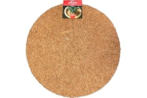 NOOR Kokosscheibe Ø 60 cm I Kokosmatte Winterschutz Pflanzen I Für Topf- und Kübelpflanzen I Schutz vor Schnee, Frost & Kälte I Frostschutz Pflanzen I Pflanzen Kälteschutz I Überwinterung Pflanzen